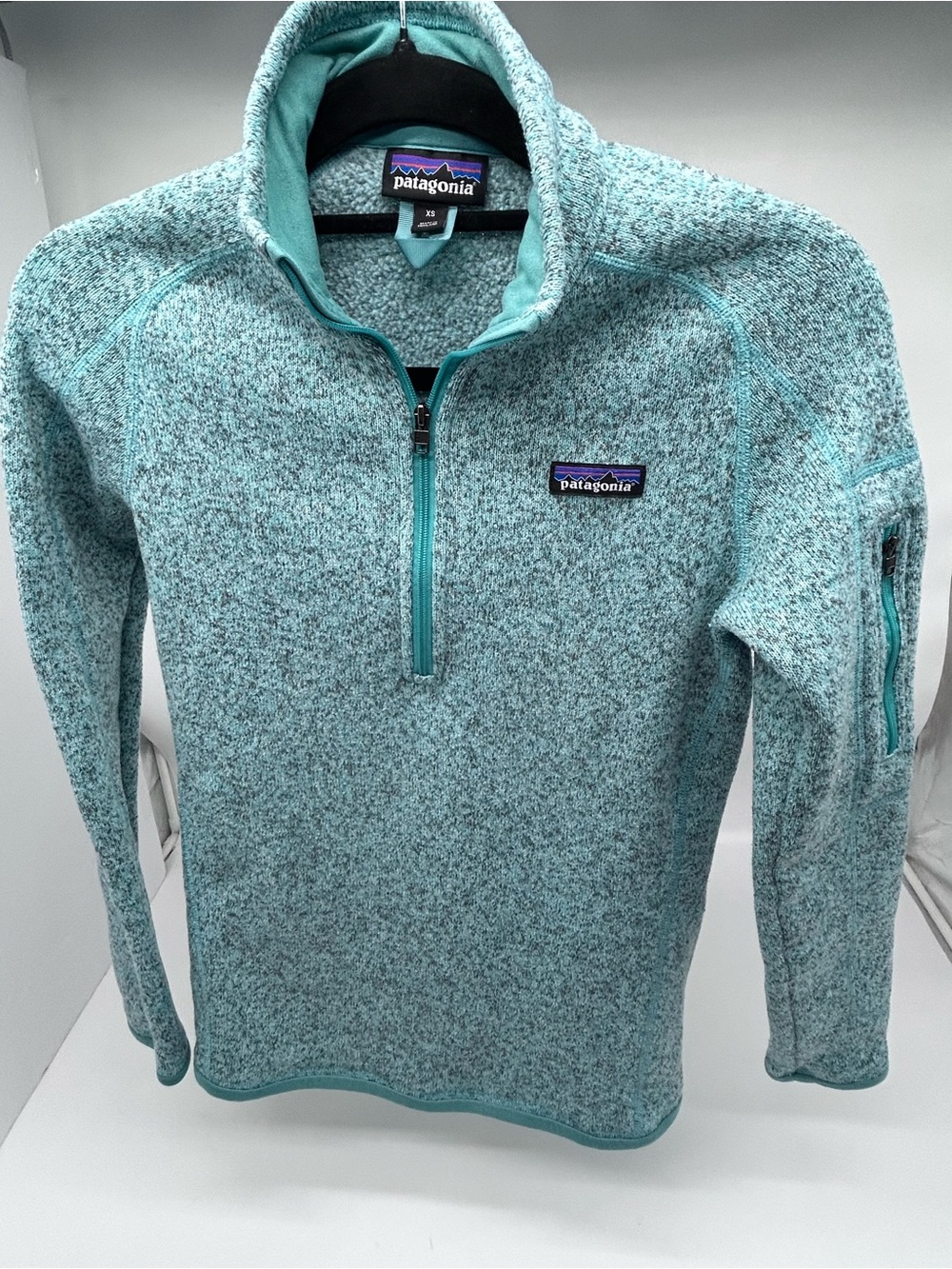 Patagonia Women’s Half-Zip Fleece Pullover - Aqua Heather XS